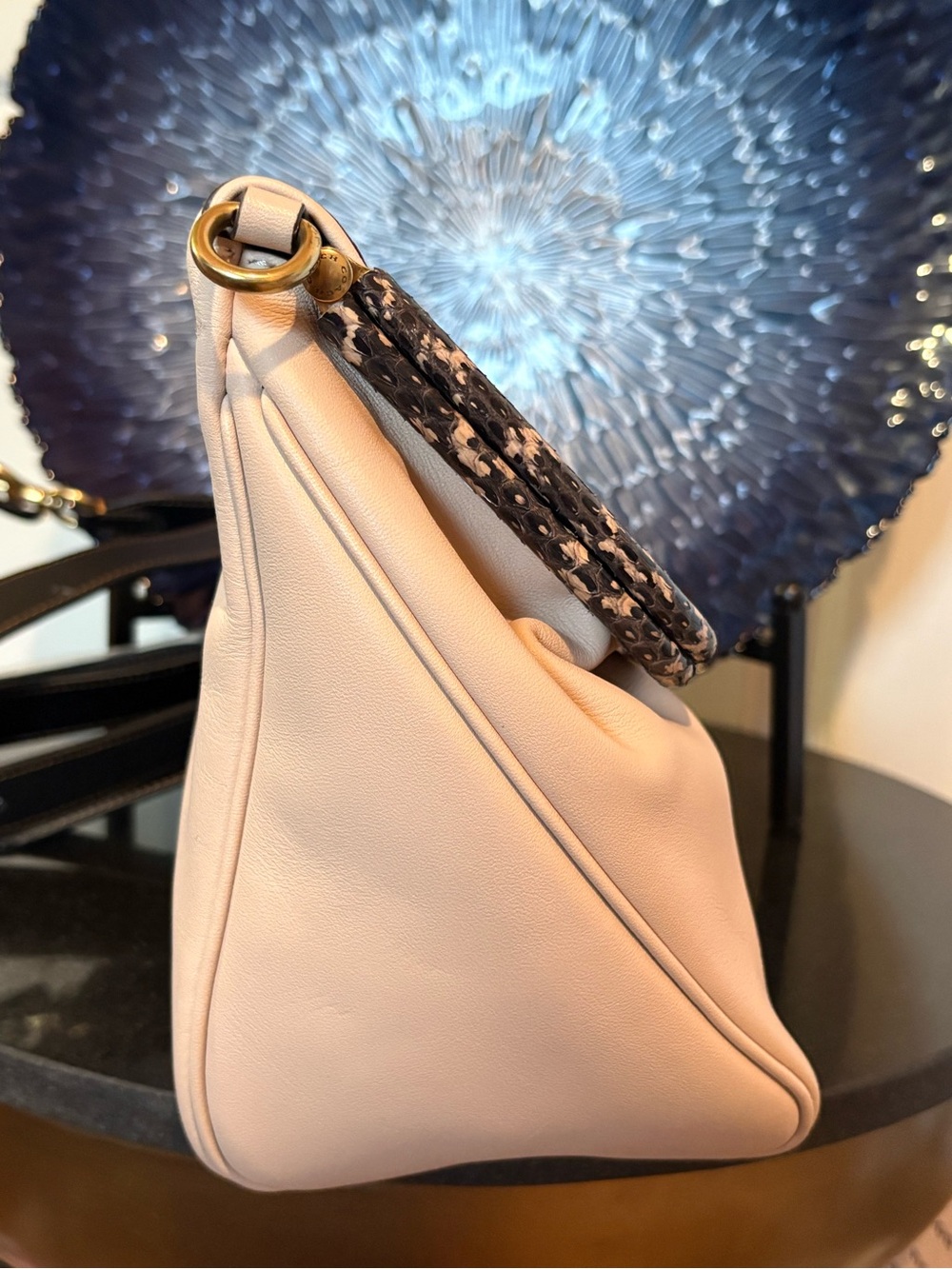Coach 1941 SAMPLE Rider Bag 24 in Neutral Snakeskin Leather - Picture 8 of 16